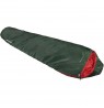 High Peak Lite Pak 1200 Mummy sleeping bag Polyester Green, Red