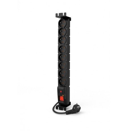 Listwa zasilająca Acar S8 FA RACK (5m , czarny)