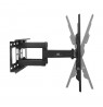 Maclean TV Mount, max VESA 600x400, 32-85", 60kg, horizontal and vertical angle adjustment, profile 65-390mm, black, MC-789