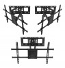 Maclean TV Mount, max VESA 600x400, 32-85", 60kg, horizontal and vertical angle adjustment, profile 65-390mm, black, MC-789