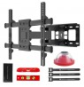 Maclean TV Mount, max VESA 600x400, 32-85", 60kg, horizontal and vertical angle adjustment, profile 65-390mm, black, MC-789