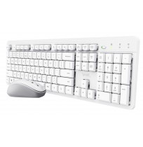Klawiatura + mysz Trust ODY II Wireless White US