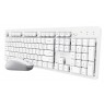 Klawiatura + mysz Trust ODY II Wireless White US