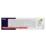 Klawiatura + mysz Trust ODY II Wireless White US