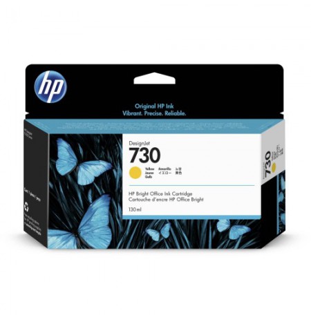HP 730 (P2V64A) Rašalinė kasetė, Geltona