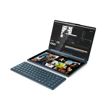 Lenovo Yoga Book 9 14IAH10 | Tidal Teal | 2x14 " | OLED | Touchscreen | 2.8K WQXGA+ | 2880 x 1800 pixels | Glossy | Intel Core U
