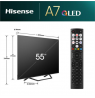 Hisense 55A7NQ | 55 | Smart TV | VIDAA | UHD | Black