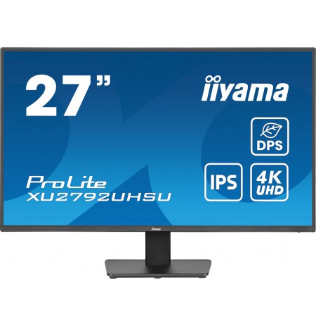 iiyama ProLite XU2792UHSU-B6 computer monitor 68.6 cm (27") 3840 x 2160 pixels 4K Ultra HD LED Black