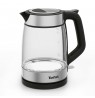 Tefal Glass Kettle KI605830 electric kettle 1.7 L 2200 W Black, Silver, Transparent