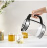 Tefal Glass Kettle KI605830 electric kettle 1.7 L 2200 W Black, Silver, Transparent