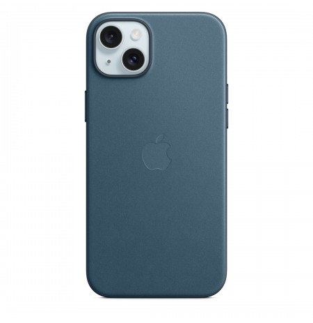 Apple iPhone 15 Plus FineWoven Case with MagSafe - Pacific Blue