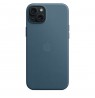 Apple iPhone 15 Plus FineWoven Case with MagSafe - Pacific Blue
