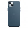 Apple iPhone 15 Plus FineWoven Case with MagSafe - Pacific Blue