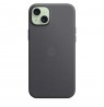 Apple iPhone 15 Plus FineWoven Case with MagSafe - Black