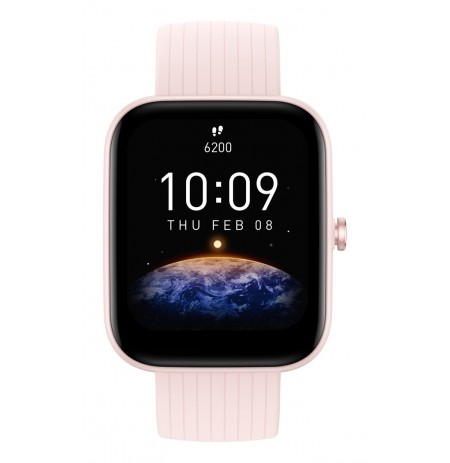 Amazfit Bip 3 Pro 4.29 cm (1.69") TFT 44 mm Digital 240 x 280 pixels Touchscreen Pink GPS (satellite)