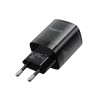 Havit UC303 EU - GaN 30 W dual-port travel charger, black