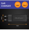 Qoltec 52419 65W GaN Super Fast Charger| 5-20V | 3-3.25A | USB-C 3.1