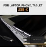 Qoltec 52420 90W GaN Super Fast Charger| 5-20V | 3-4.5A | USB-C 3.1