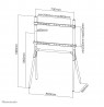 Neomounts NM-M1000BLACK TV floor stand 37-70"