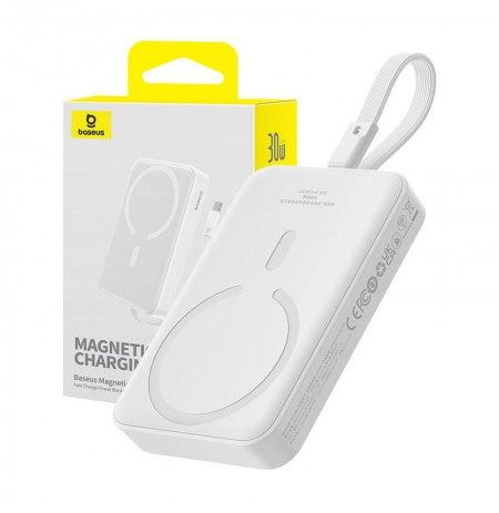 Powerbank Baseus Magnetic Mini 10000mAh 30W MagSafe (white)