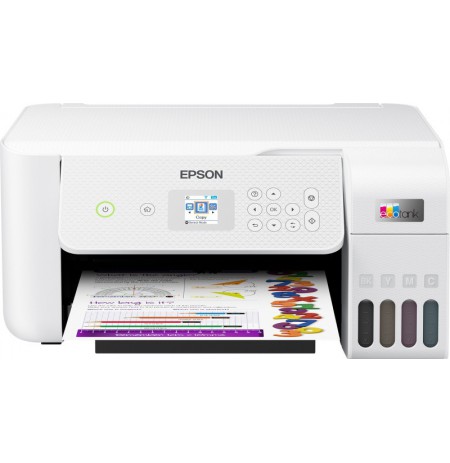 Epson EcoTank L3266 Spausdintuvas rašalinis spalvotas MFP A4 33 ppm USB Wi-Fi (SPEC)