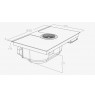 Hob and Hood (2in1) ELICA NIKOLATESLA ONE HP RAW BR/A/83