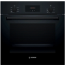 Bosch Oven | HBF133BA1 | 66 L | Electric | EcoClean | Knobs | Height 59.5 cm | Width 59.4 cm | Black