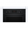Bosch Oven | HBF133BA1 | 66 L | Electric | EcoClean | Knobs | Height 59.5 cm | Width 59.4 cm | Black