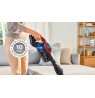 Bosch BCS1041PET stick vacuum/electric broom Battery Dry HEPA Bagless 0.4 L 23.5 W Black, Red 4 Ah