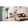 Bosch BCS1041PET stick vacuum/electric broom Battery Dry HEPA Bagless 0.4 L 23.5 W Black, Red 4 Ah