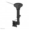 Neomounts FPMA-C025BLACK Monitor/TV mount ceiling 10-30" - h 37-47 cm - tiltable