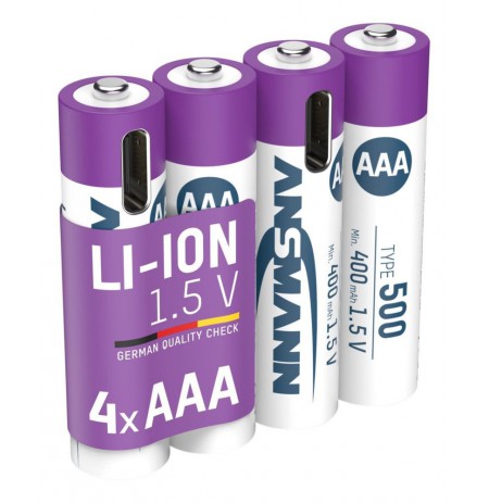 Ansmann 1311-0028 household battery Rechargeable battery AAA Lithium-Ion (Li-Ion)