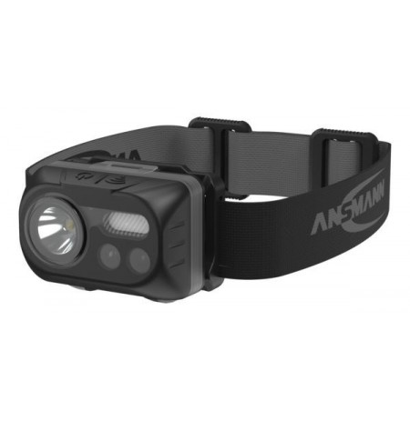 Ansmann HD230BS Black Headband flashlight COB LED