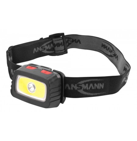 Ansmann HD200B Black, Grey Headband flashlight LED