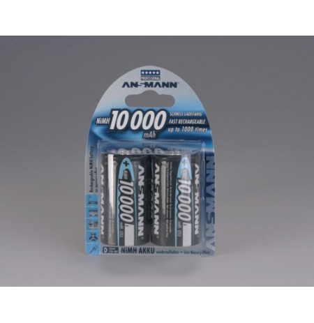 Ansmann 10000 mAh - Mono / D / HR20 Nickel-Metal Hydride (NiMH)