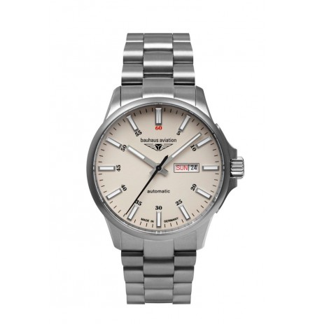 Watch Bauhaus Aviation, model 2866M5, automatic 42mm