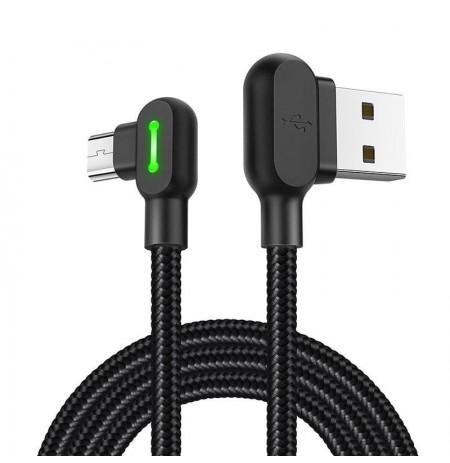 Mcdodo CA-5280 LED USB to Micro USB Cable, 1.2m (Black)