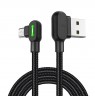 Mcdodo CA-5280 LED USB to Micro USB Cable, 1.2m (Black)