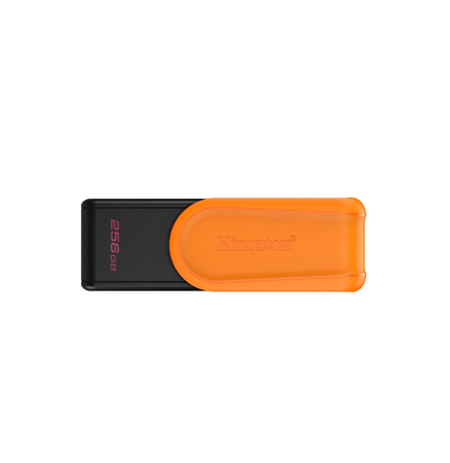 Kingston USB Flash Drive | DataTraveler Exodia S | 256 GB | USB 3.2 Gen 1 | Black/Orange