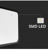 Plafond V-TAC VT-8630S surface-mounted 36W LED IP44 42x42cm motion detector 4000K 3820lm (SKU 76741) Black