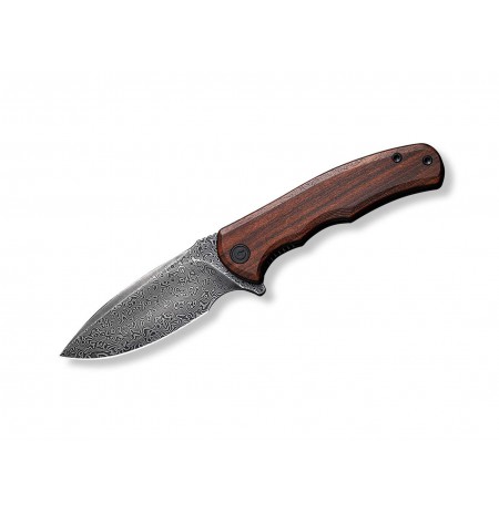 CIVIVI Mini Praxis Knife with Damascus steel and Guibourtia handle