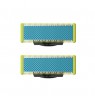 Philips OneBlade Anti-Friction blade QP225/50 Atsarginiai barzdaskutės peiliukai, Mėlyna/Žalia