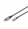 Digitus 8K DisplayPort Adapter Cable, Mini DP to DP, 2 m | DB-340106-020-S | DisplayPort to DisplayPort