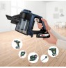 Bosch Serie 6 BBS611PCK stick vacuum/electric broom 2-in-1 stick vacuum Battery Dry Hygiene Filter Bagless Blue 2.5 Ah
