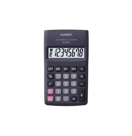 CASIO HL-815L-BK BOX pocket calculator, 8-digit, 69.5x118mm, black