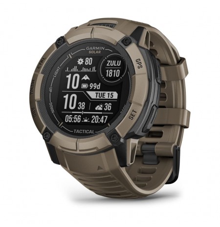 Garmin Instinct 2X Solar Tactical Edition 2.79 cm (1.1") MIP 50 mm Digital 176 x 176 pixels Touchscreen Green GPS (satellite)