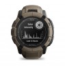 Garmin Instinct 2X Solar Tactical Edition 2.79 cm (1.1") MIP 50 mm Digital 176 x 176 pixels Touchscreen Green GPS (satellite)