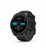 Garmin fenix 8 3.56 cm (1.4") AMOLED 47 mm Digital 454 x 454 pixels Touchscreen Black Wi-Fi GPS (satellite)