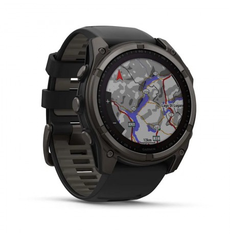 Garmin fenix 8 3.56 cm (1.4") 51 mm Digital 280 x 280 pixels Touchscreen Titanium Wi-Fi GPS (satellite)