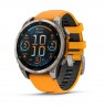 Garmin fenix 8 3.56 cm (1.4") AMOLED 47 mm Digital 454 x 454 pixels Touchscreen Graphite Wi-Fi GPS (satellite)
